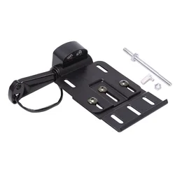 Motorcycle Telescopic Folding LED Light Side Mount License Plate Holder For Harley Dyna Sportster 883 1200 XL 07-16