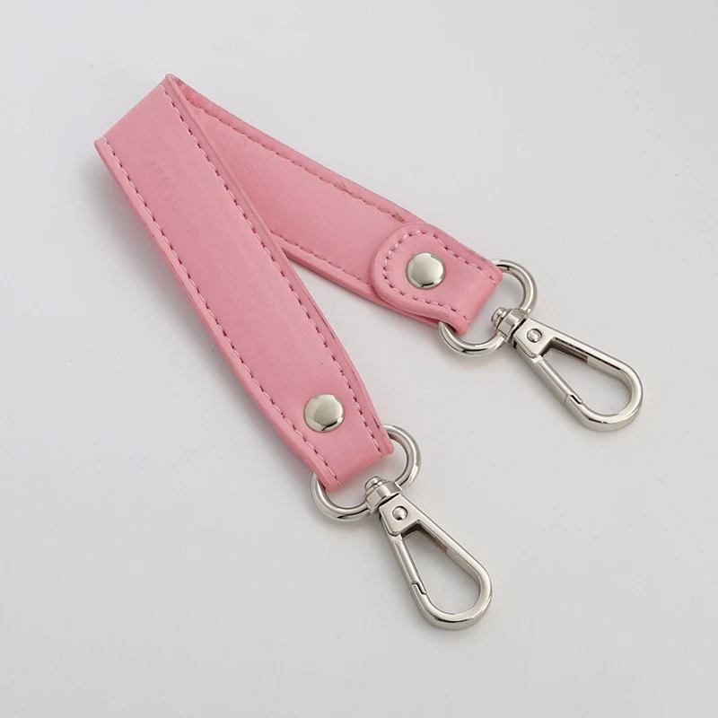 Wide Bag Handle Leather Bag Strap Handbag Strap Short Belt Bag Accessories Solid Color PU Detachable Replacement Handle 28cm