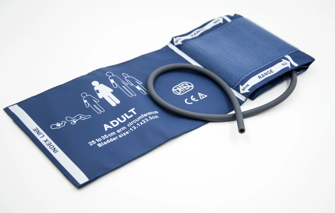 Reusable Wholesale Medical Accessories Adult Non Invasive Blood Pressure Machine Single Tube Air Hose NIBP Cuff