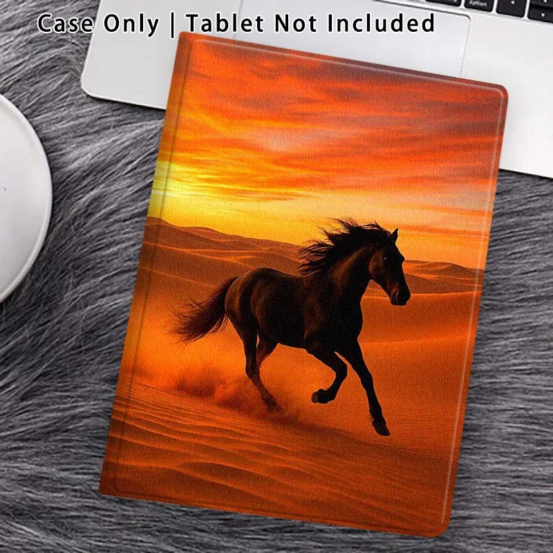 

Чехол для планшета Sunset Running Horse для Lenovo Xiaoxin Pad Pro Tab M10 K10 Plus 3rd Y700 Gen 11 11.2 11.5 12.7 8.8 дюймов