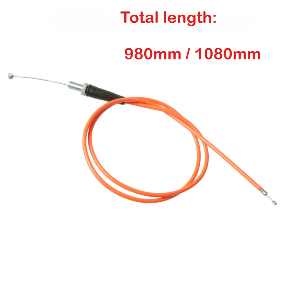 980mm 1080mm Universal Motorbike Gas Straight Link Throttle Wire Fit XR50 CRF50 CRF70 125cc Off Road Pit Bike Suzuki