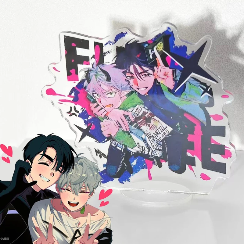 أنيمي الغريبة المرحلة إيفان تيل تأثيري الشكل حامل Kawaii الاكريليك الدائمة لوحة حلية اكسسوارات الديكور الدعائم #1