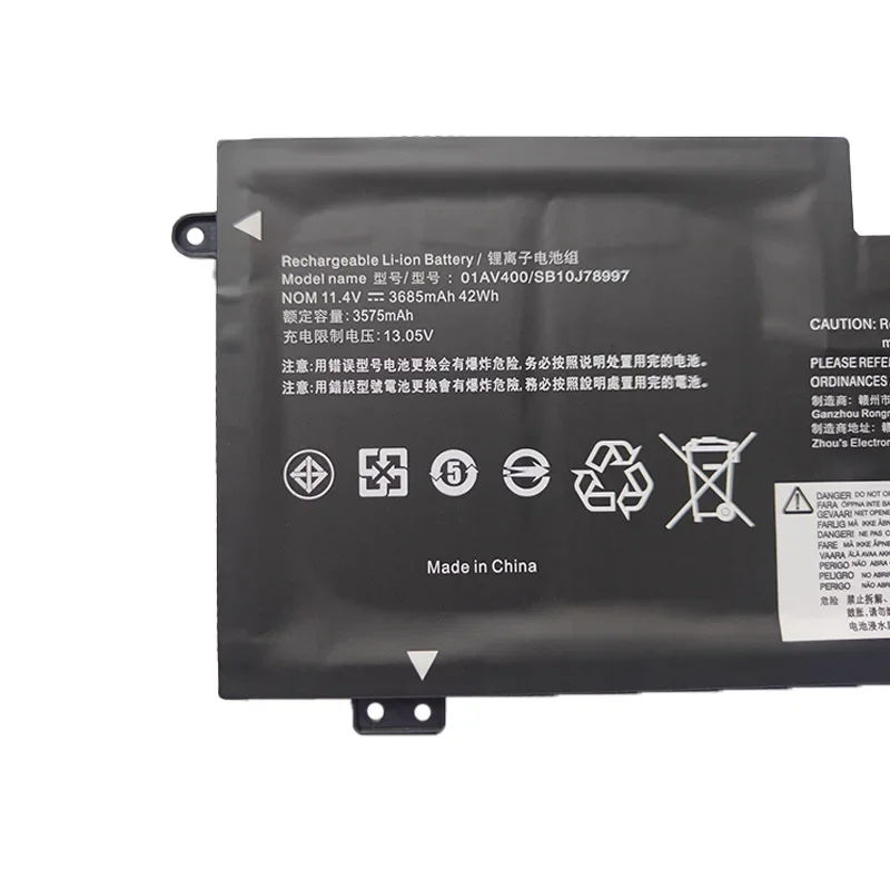 42Wh 01AV400 01AV435 Laptop Battery for Lenovo Thinkpad S2 13 20GL 13.3