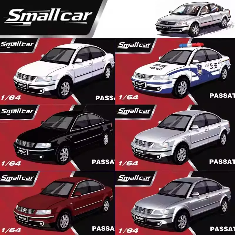 

Маленький автомобиль 1:64 B5, классический седан среднего размера, литая под давлением модель автомобиля из сплава