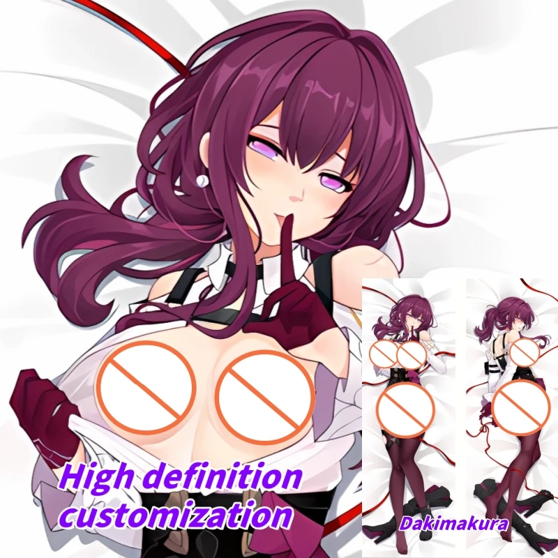 

Dakimakura Anime Pillow Case Honkai: Star Rail Kafka Double-sided Print Of Life-size Body Pillowcase Gifts