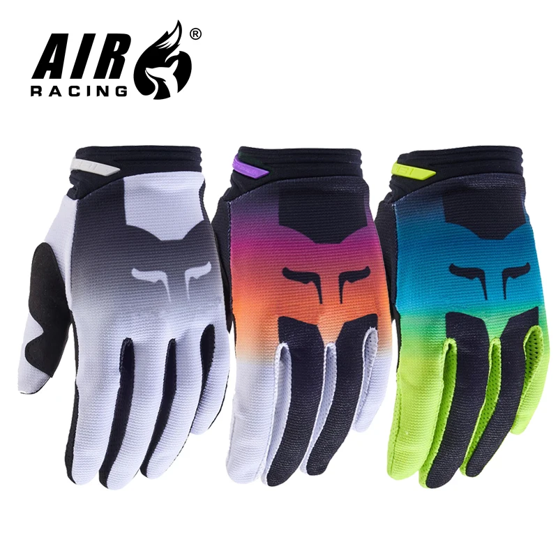 New 2024 AIR Racing Motorcycle Gloves Dirt Bike Bicycle Motocross Motorcyclist DH Cycling Motorbike Racing Sports Gloves BMX MTB