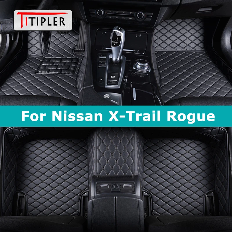 

TITIPLER пользовательские автомобильные коврики для Nissan XTrail Rogue X-Trail авто ковры аксессуары для ног Coche