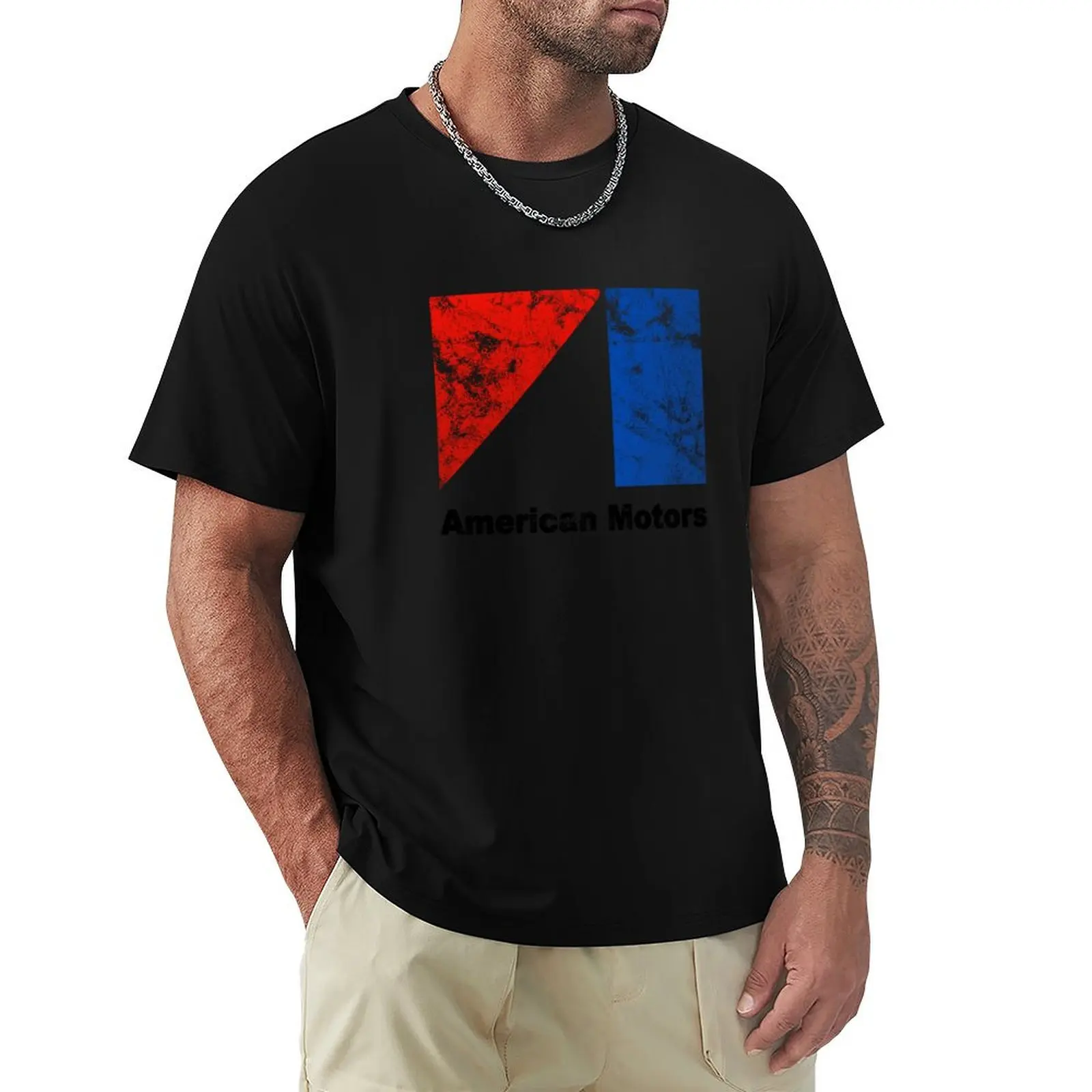 

American Motors AMC (distressed) T-Shirt plus size tops cute clothes anime t shirts vintage shirts graphic tee men