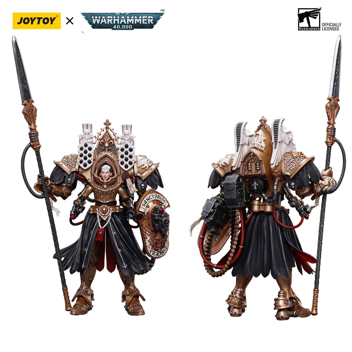 

JOYTOY Warhammer 40K 1/18 Adepta Sororitas Abbess Sanctorum Morvenn Vahl 20.5cm Soldier Action Figure 2025 Modified Version