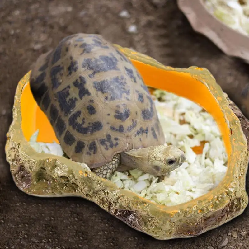 Miska na wodę dla gadów Zbiornik dla gadów Zbiornik na wodę węża Naczynie do karmienia węża Miski do terrarium dla gadów Dekoracja na tacę zbiornika