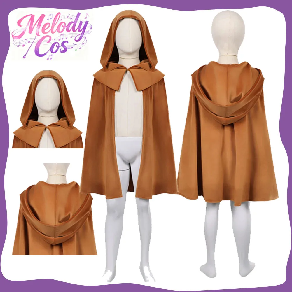 

Fantasia Holly Wheeler Cosplay Cloak Costume TV ST Roleplay Disfraz Brown Hooded Cape Halloween Carnival Disguise Party Clothing