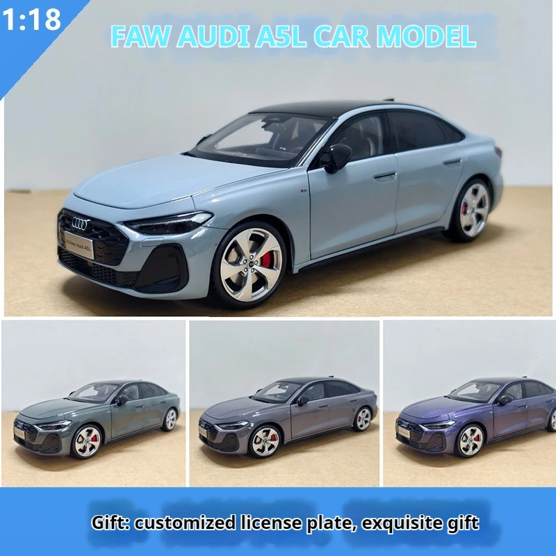 

1:18 оригинальная модель автомобиля Volkswagen Audi A5l, коллекция ценности Igh, Audi A5l 2025, имитация сплава, литая под давлением модель автомобиля, орнамент