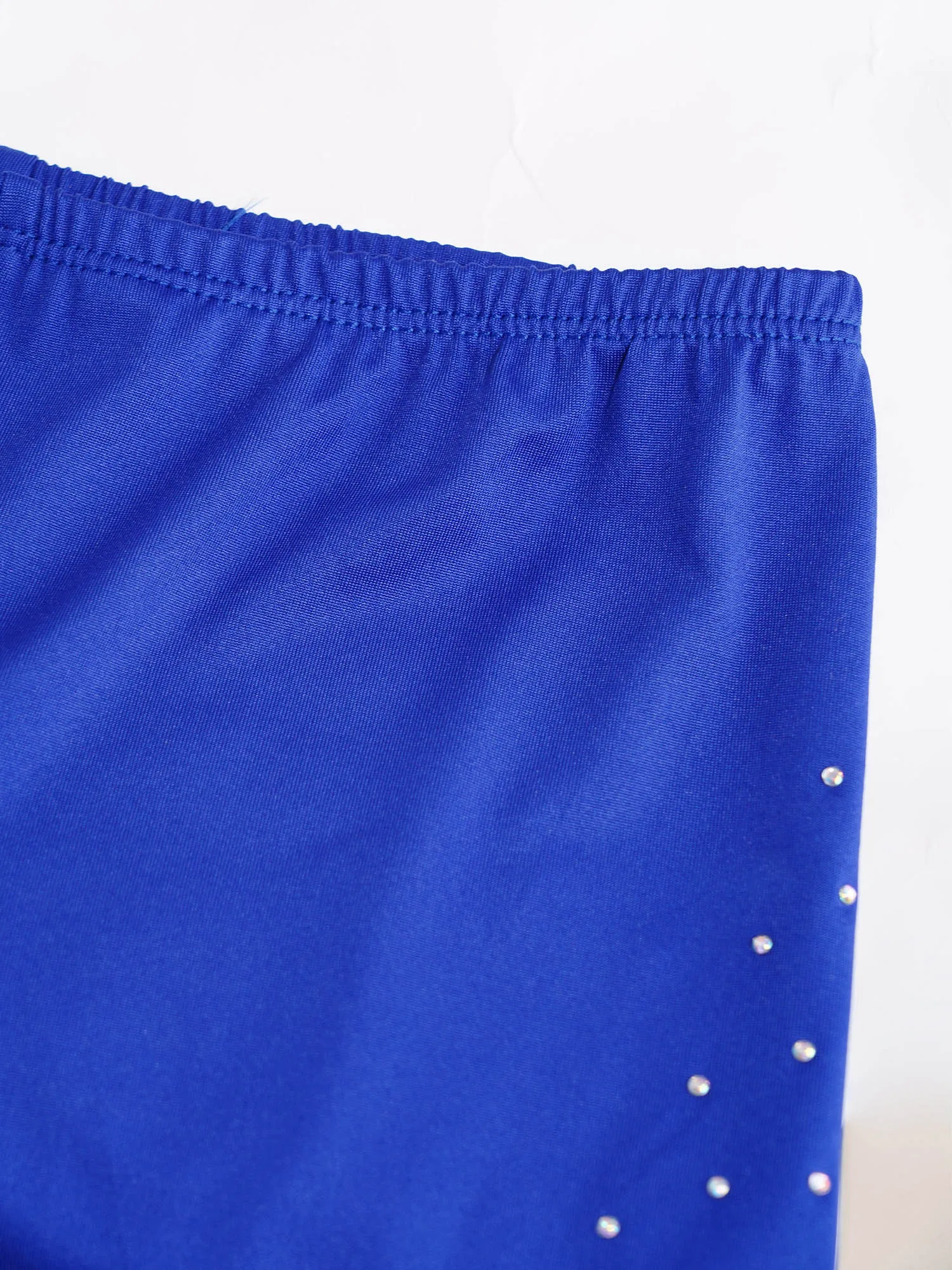 Short de gymnastique de danse de Ballet pour femmes, strass scintillants, ceinture élastique, pantalon court athlétique pour le patinage artistique, l'entraînement de Yoga