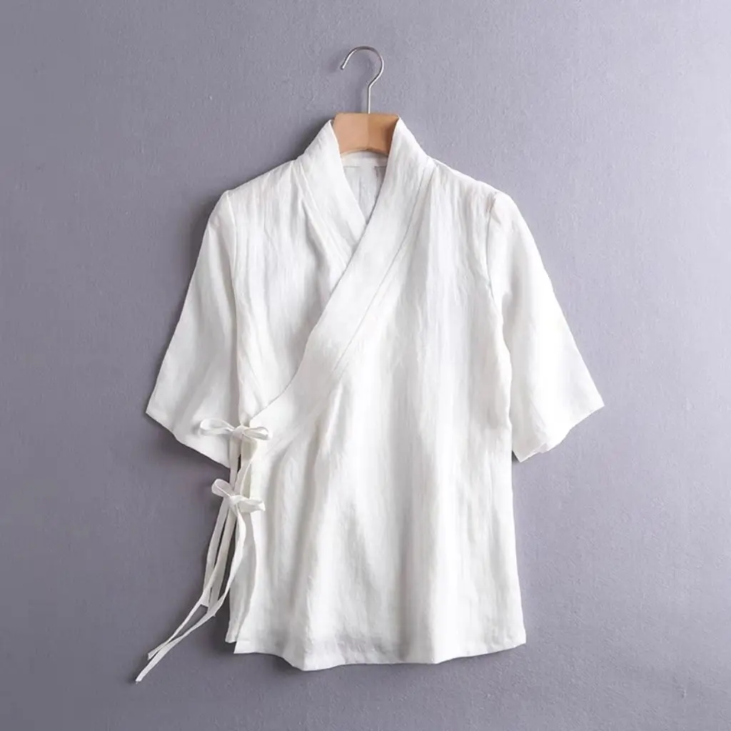 blusa-hanfu-2025-nova-blusa-feminina-hanfu-chinesa-de-peca-Unica-com-gola-cruzada-e-amarracao-tunica-aprimorada-de-manga-curta-top-de-roupa-interior-hanfu