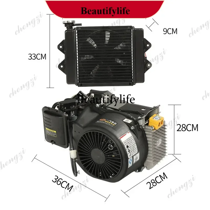 4KW 5KW 6KW Electric Vehicle Range Extender Low Noise Generator For Four Wheeler  Portable Generator DC 48V 60V 72V z189