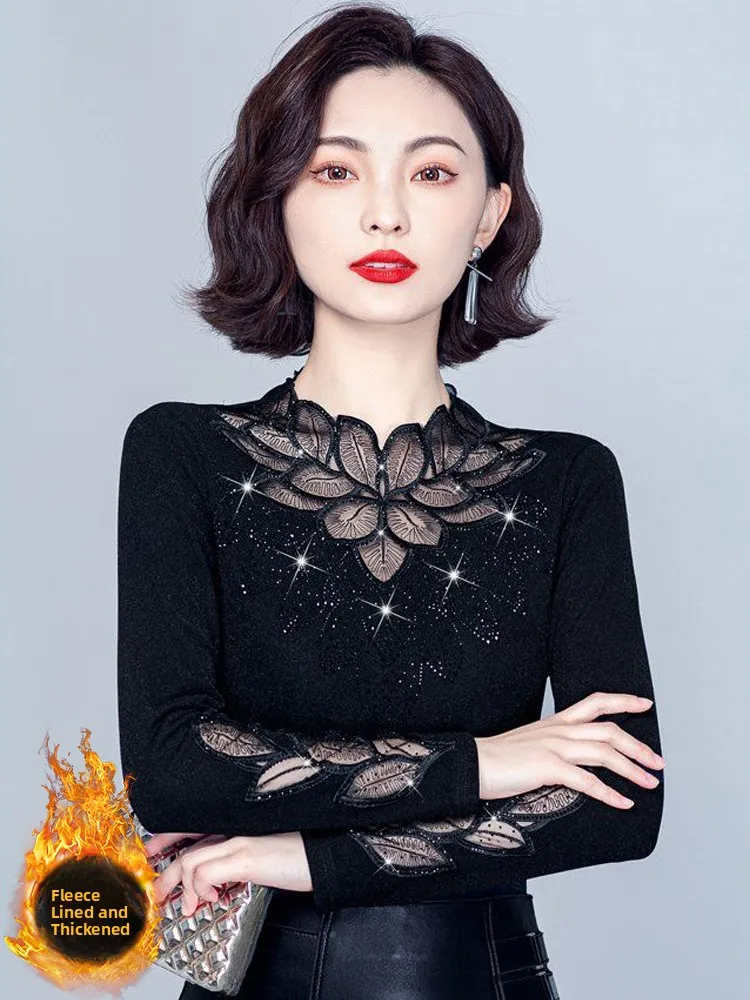 

Faionable Fce Lace Base irt Женская внутренняя одежда Осень Зима Высококачественный топ Sensation ort Net Faion для мамы