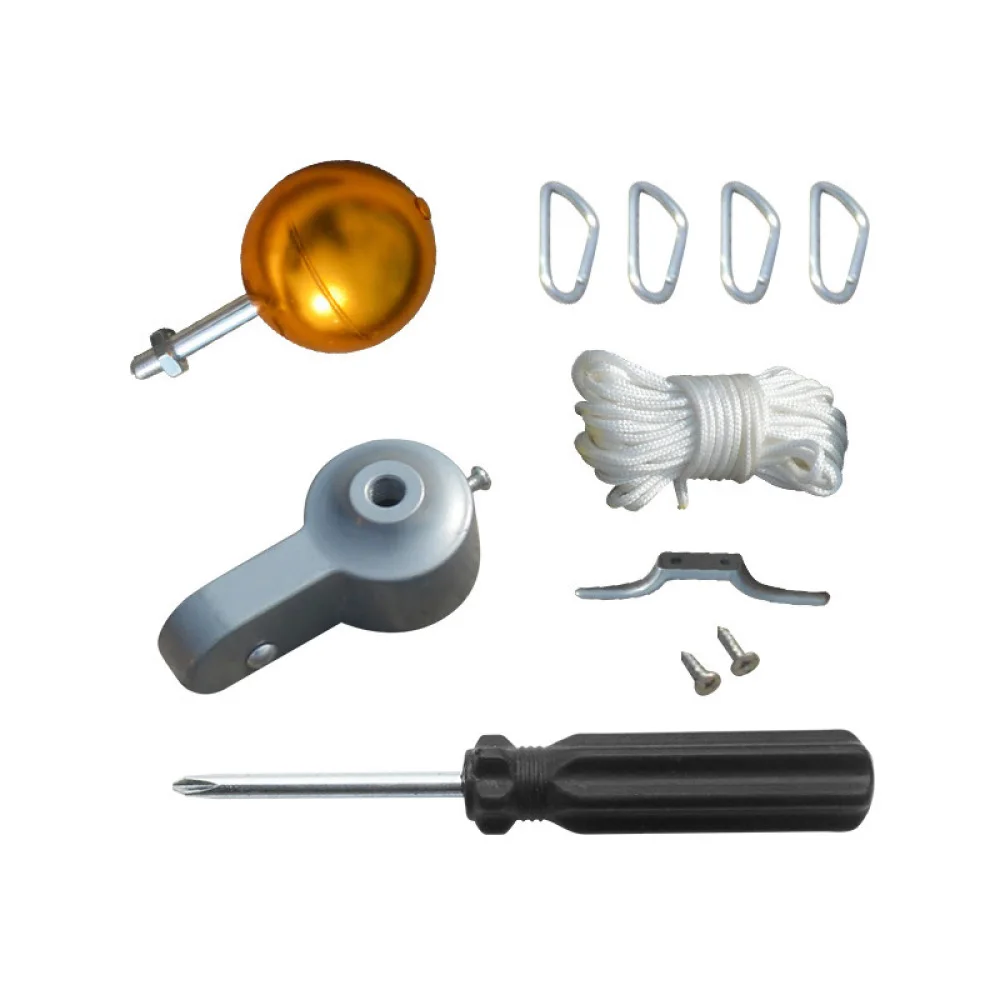 Stainless Steel Flag Pole Parts Outdoor Advertising Fixed Fittings Metal Hardware For Minghong Flagpole Accessories