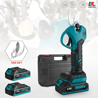 30mm Brushless Electric Pruning Shears Cordless 2 Gears Fruit Tree Branches Scissors Power Tool For 18V Battery