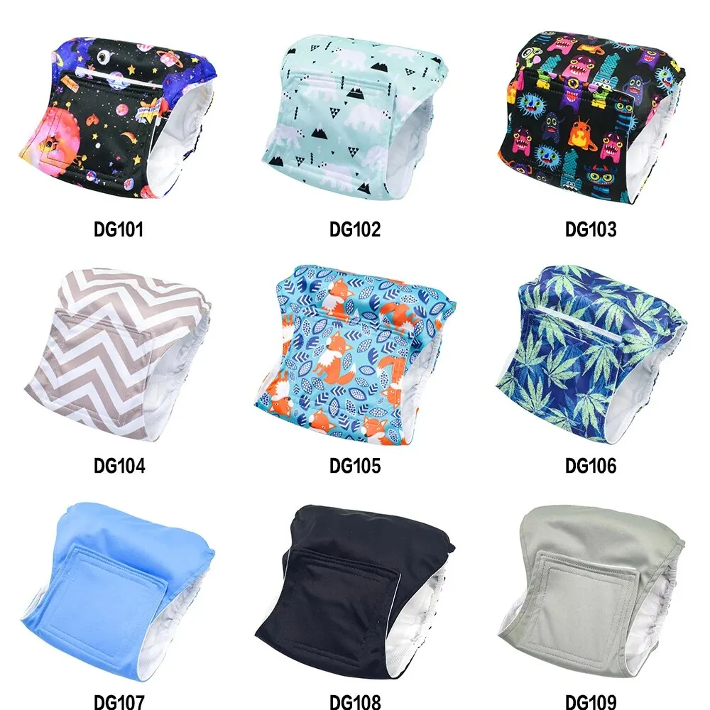 1PC Washable Belly Band for Male Dogs High Absorbing Male Dog Diapers & Extender Reusable Male Puppy Wraps for Pets