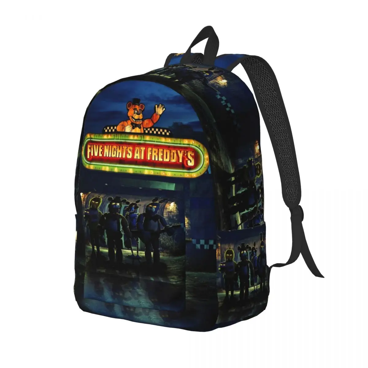 Fnafs Horror Survival Game Rucksack für Jungen Mädchen Kinder Schüler Schule Bücher tasche Daypack Vorschule Primary Bag Wandern