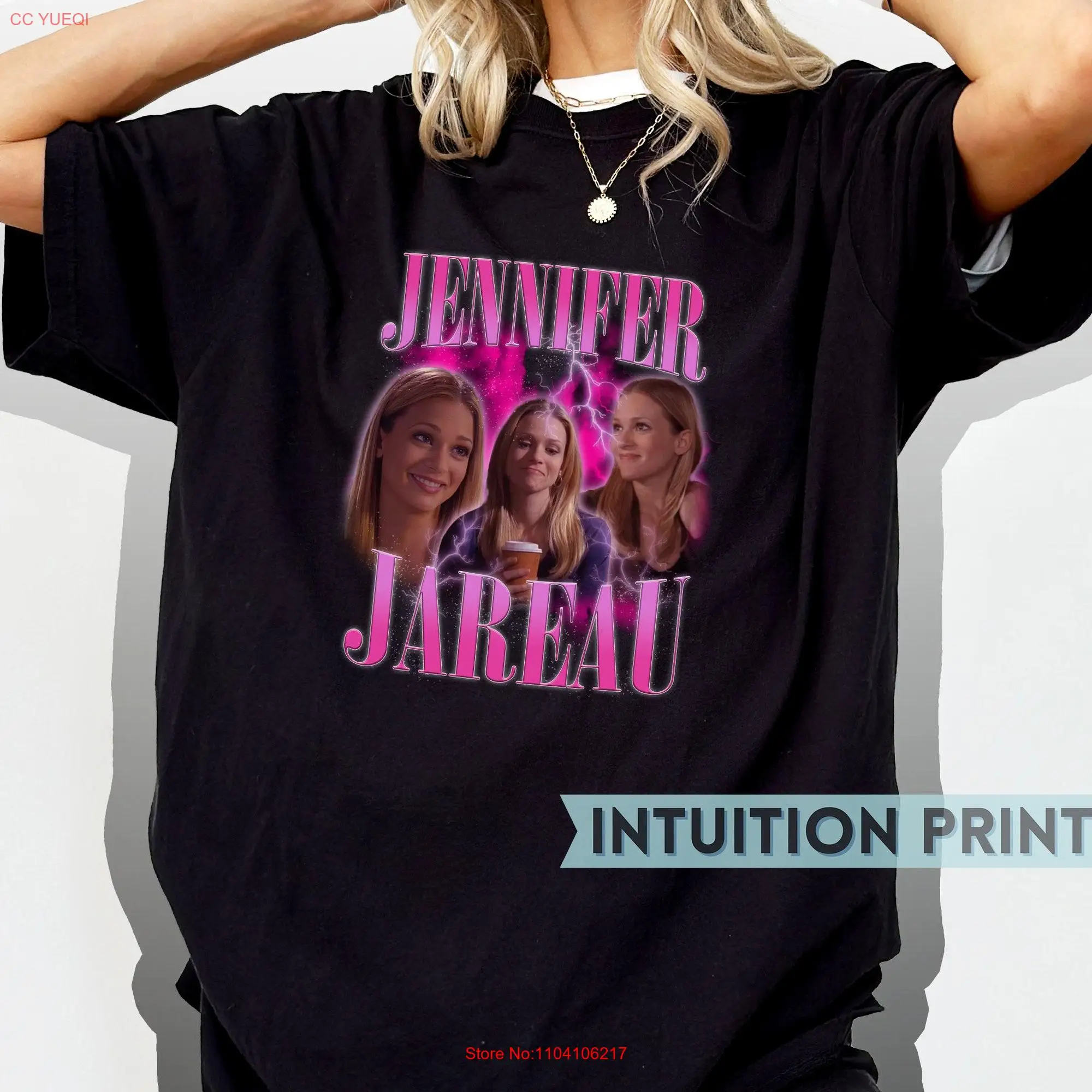 JJ Jennifer Jareau Vintage T Shirt tasarım ceza Minds Fan AJ Cook uzun veya kısa kollu
