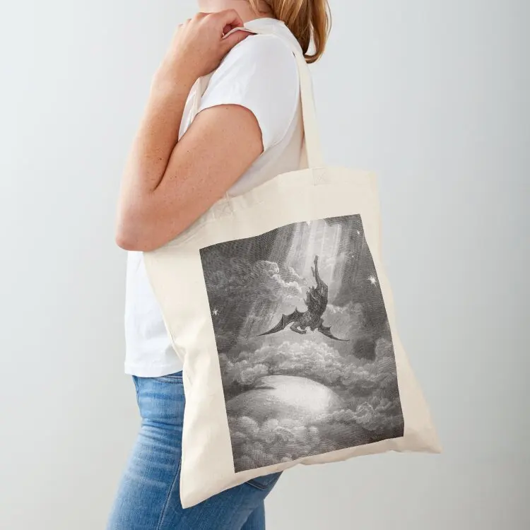 

The Fall of Satan - Gustave Dore Tote Bag Women's shopper bag large tote bag tote bags cloth bags shopping
