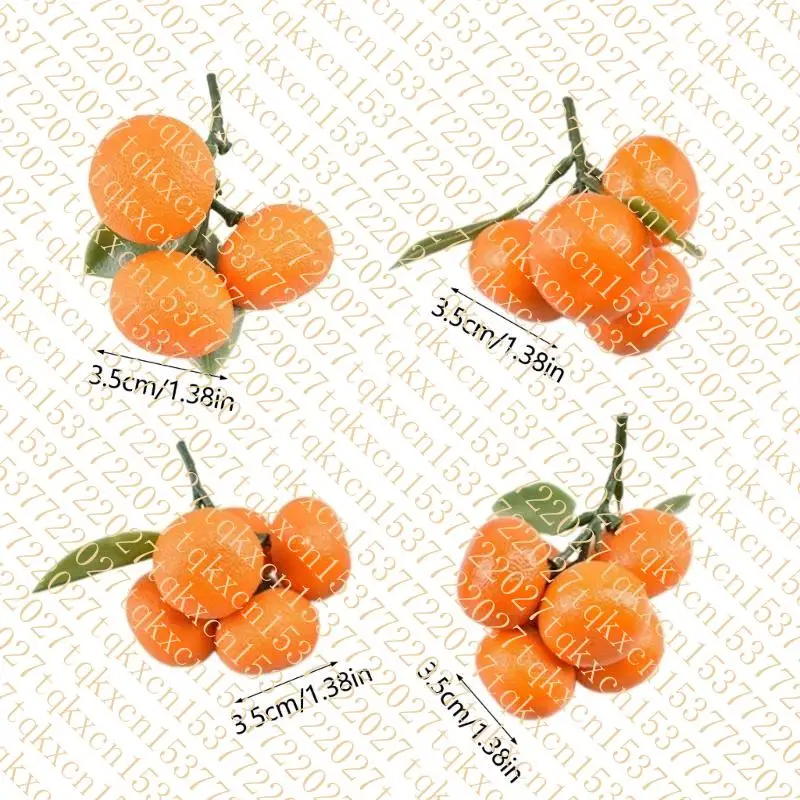 محاكاة اليوسفي فاكهة الدعائم الاصطناعية لتصوير اليوسفي لزخارف الحفلات ، الرغاوي الواقعية اليوسفي 87HC #6