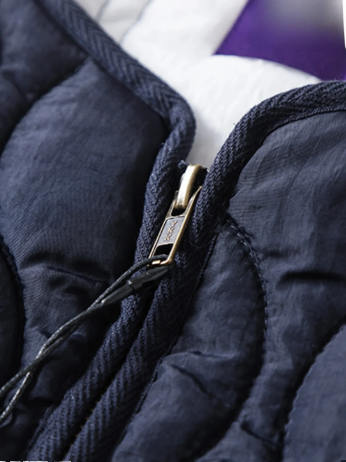

ex Cotton Jaet Hoodl Stand Fit Faion Urban Sle Warmth Autumn Winter Outerwear the North Home Purple Label