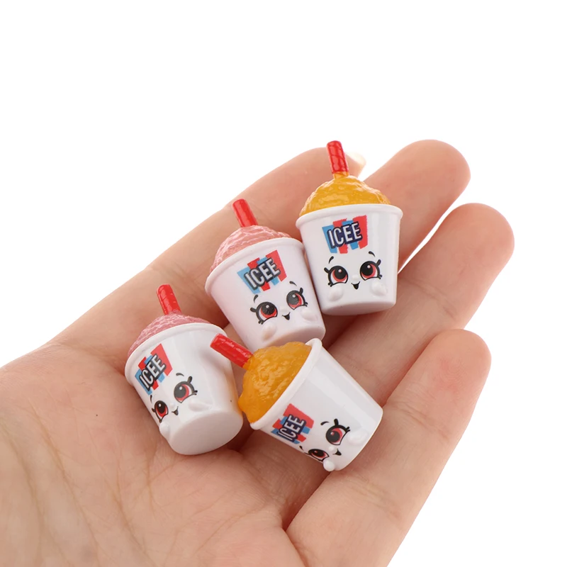 1/2/5pcs Poupée Maison Meubles Belle Paille Boisson Tasse Modèle Mini Café Jus Lait Tasses Miniature Maison De Poupée Tasses Boissons