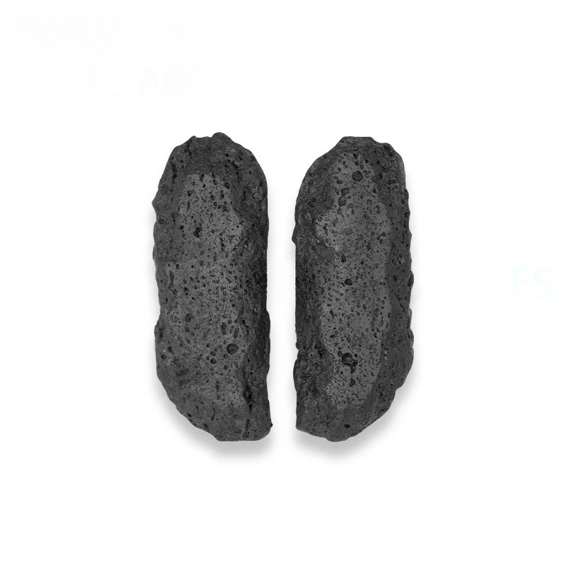 Meteorite natural travertine glass door handle