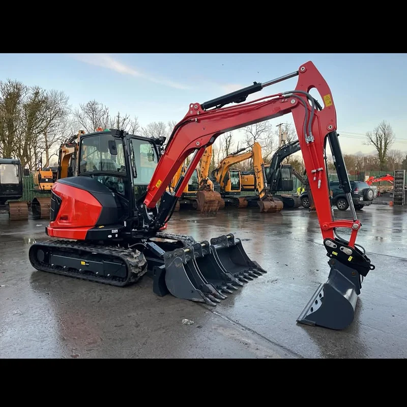 Zero Tail Swing 1.8 Ton Mini Excavator With Powerful Digging Force For Residential Construction And Backyard Landscaping Jobs