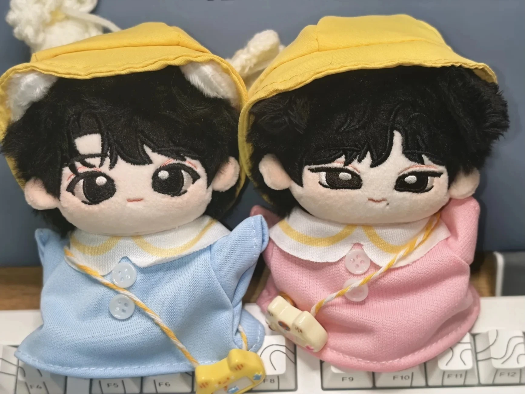 Only Clothes For 10cm Cotton Doll Fans Game Peripherals Accessory Garden Kindergarten Style Plush Doll Clothes Cute Baby Outfit