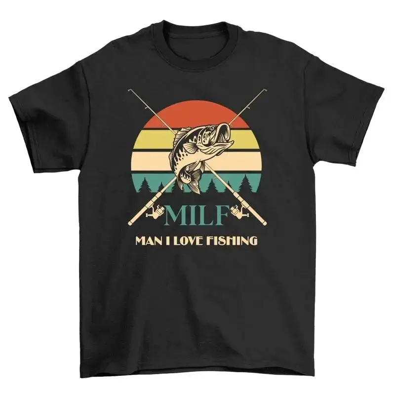 21 1130 14 Pecgine Fishing Lover's T Shirt Reel in Laughter Funny Unis