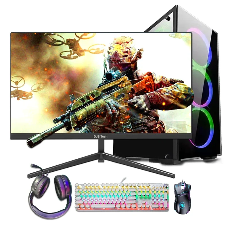 Game Desktop Host Core I7 10700CPU 16G RAM  512GB SSD HDD 1TB   3060TI GPU Supply PC Gaming Desktop Computer with Graphic card