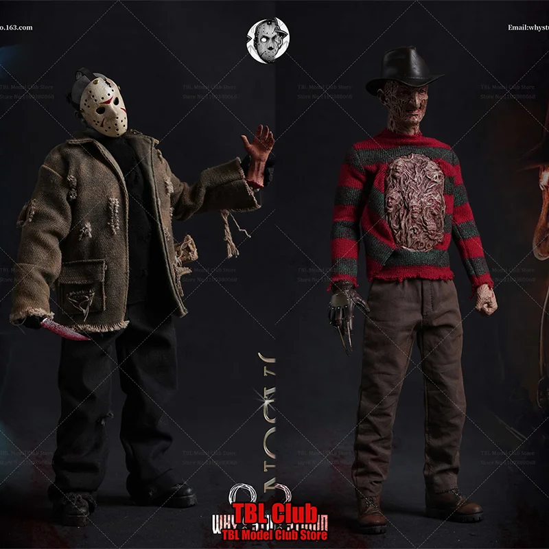 

WHY STUDIO WS018/19 1/6 Scale Jason Freddy Devil Duel Horror Thriller Movies 12-inch Full Set Action Figure Male Soldier Toys