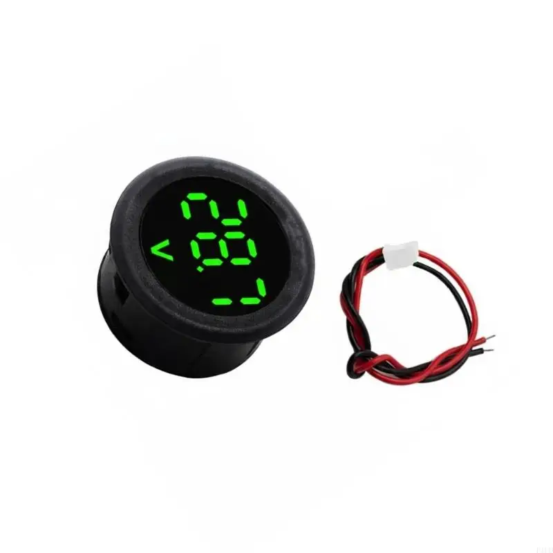 2025 جديد 5-100 فولت سيارة الجهد مقياس الجهد متر كاشف الفولت تستر LED شاشة ديجيتال 12 فولت 24 فولت مقاوم للماء الفولتميتر الجولة #3