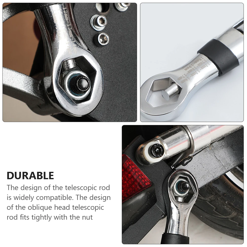 

23 in 1 High Carbon Steel Spanner Self Tightening Adjustable Wrench Double End Telescopic Rod Screw Nuts Tool Replacement