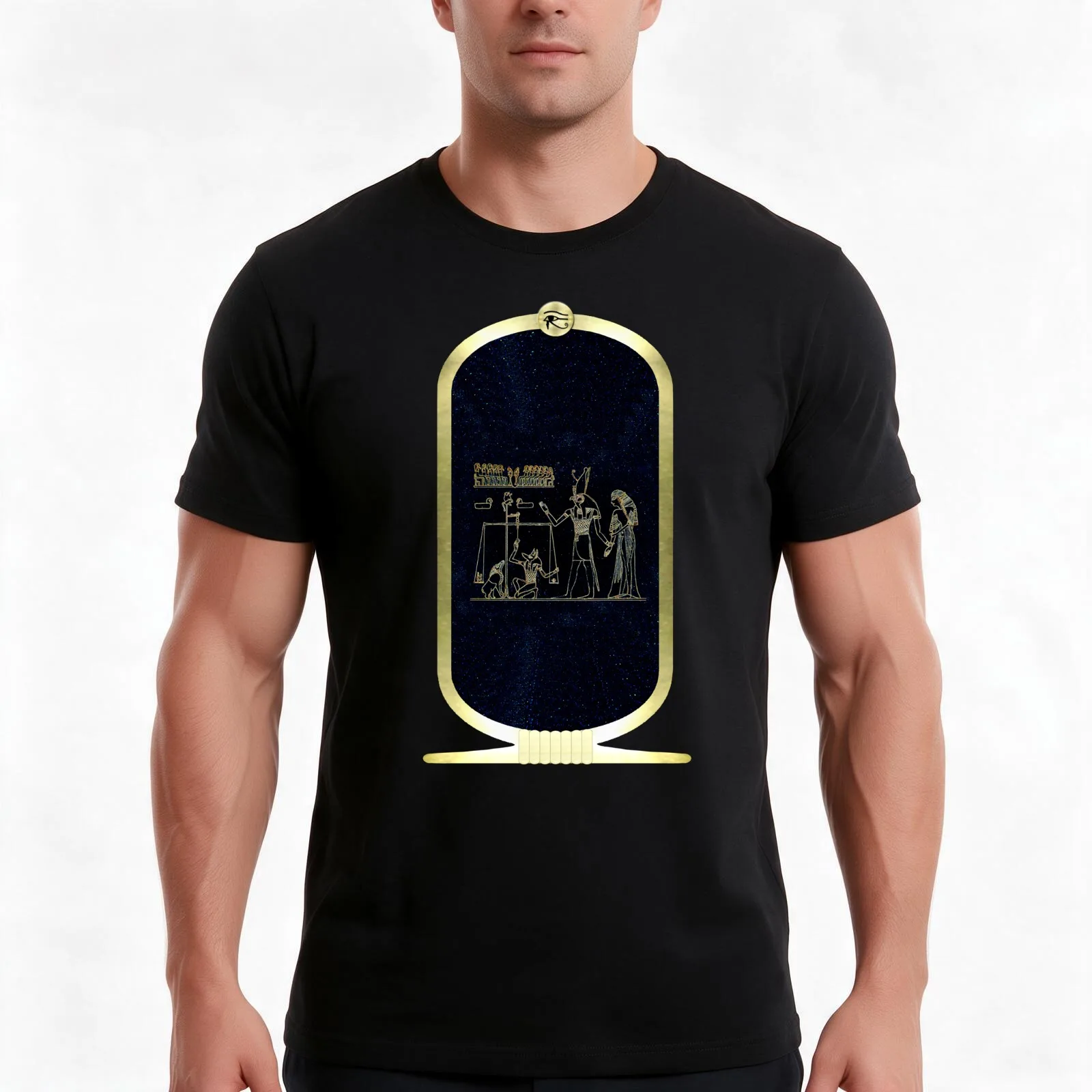 Weighing of the Heart T-Shirt, Summer Casual Cotton Tee, Oversized Streetwear Tops, Vintage Graphic Print, Unisex Men Women