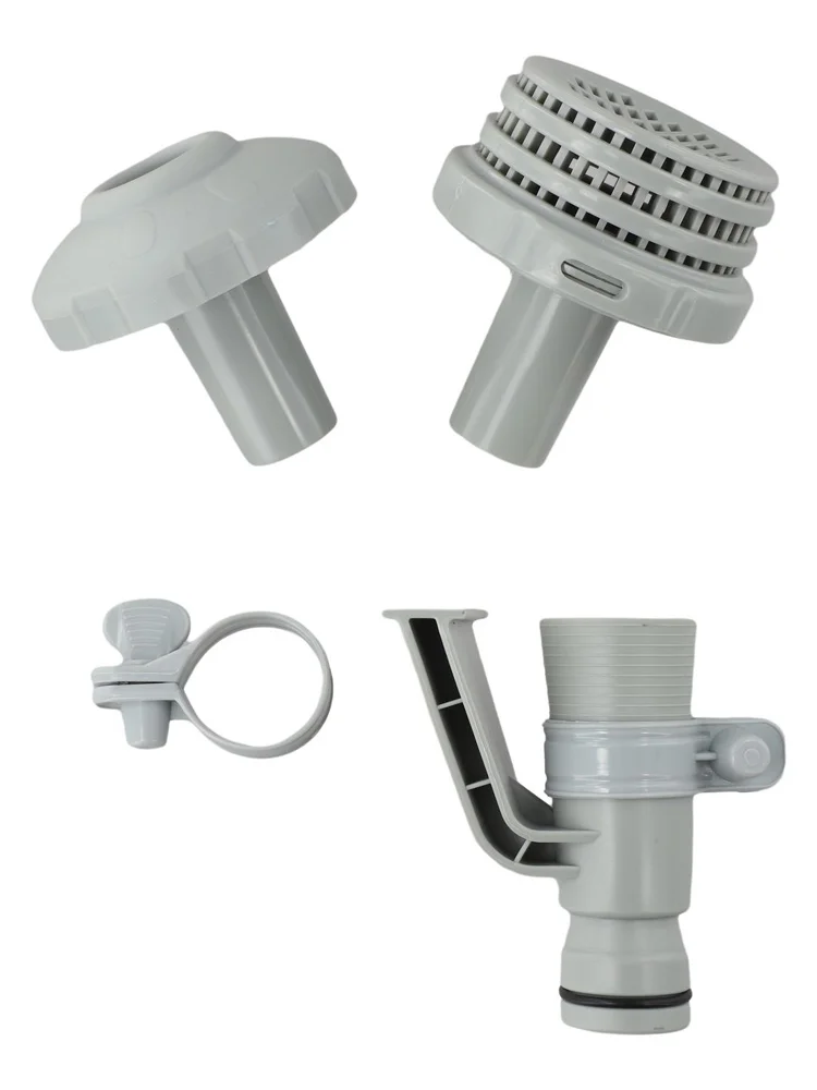 Above Ground Pool Accessory 1.25 Inch Hose Holder Complete Installation Kit Easy Installation Effective Debris Control