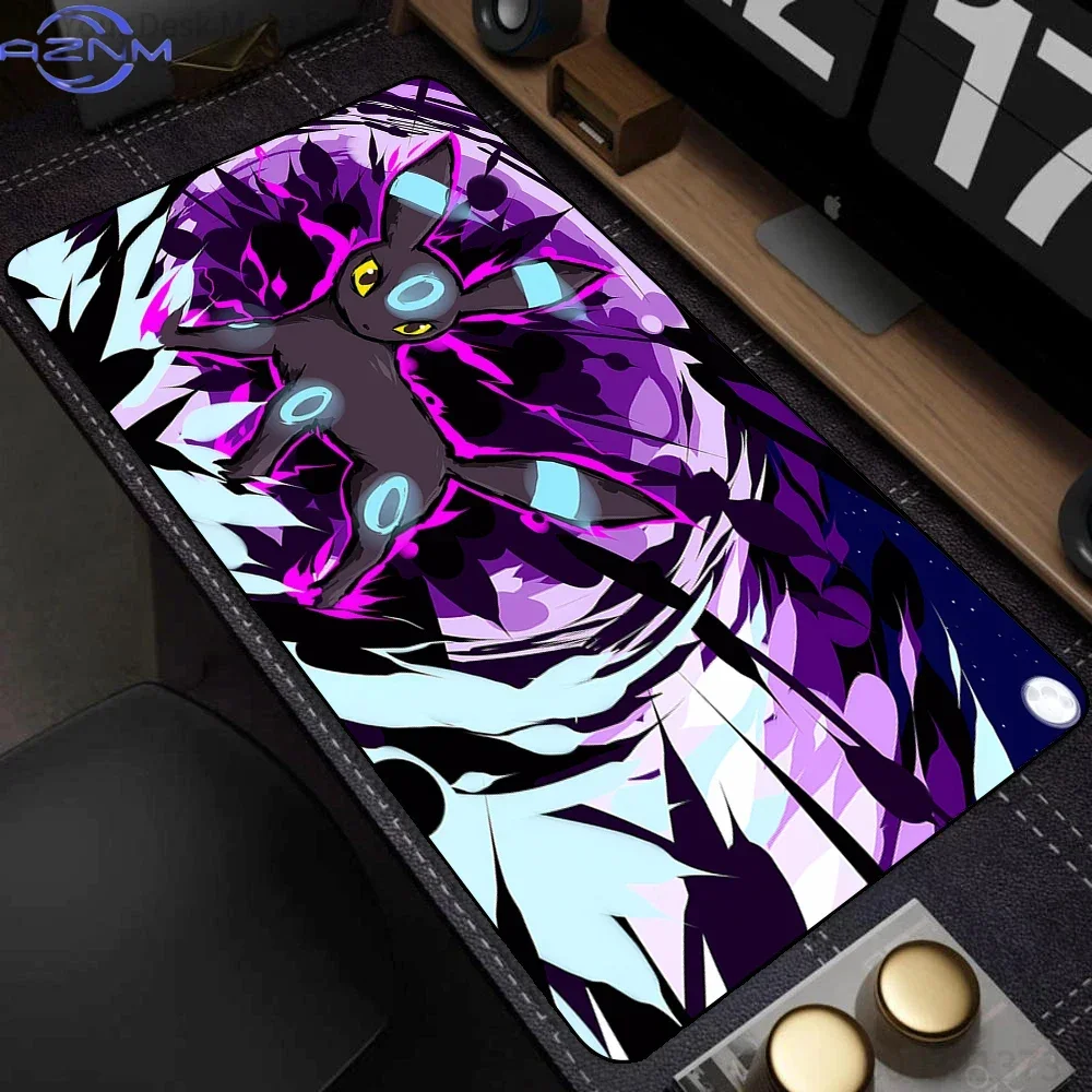Large Extended Mousepad, Dynamic Blue Water Splash Cartoon Turtle Art Desk Mat, Rubber Non-Slip Base, Waterproof Gaming Keyboard