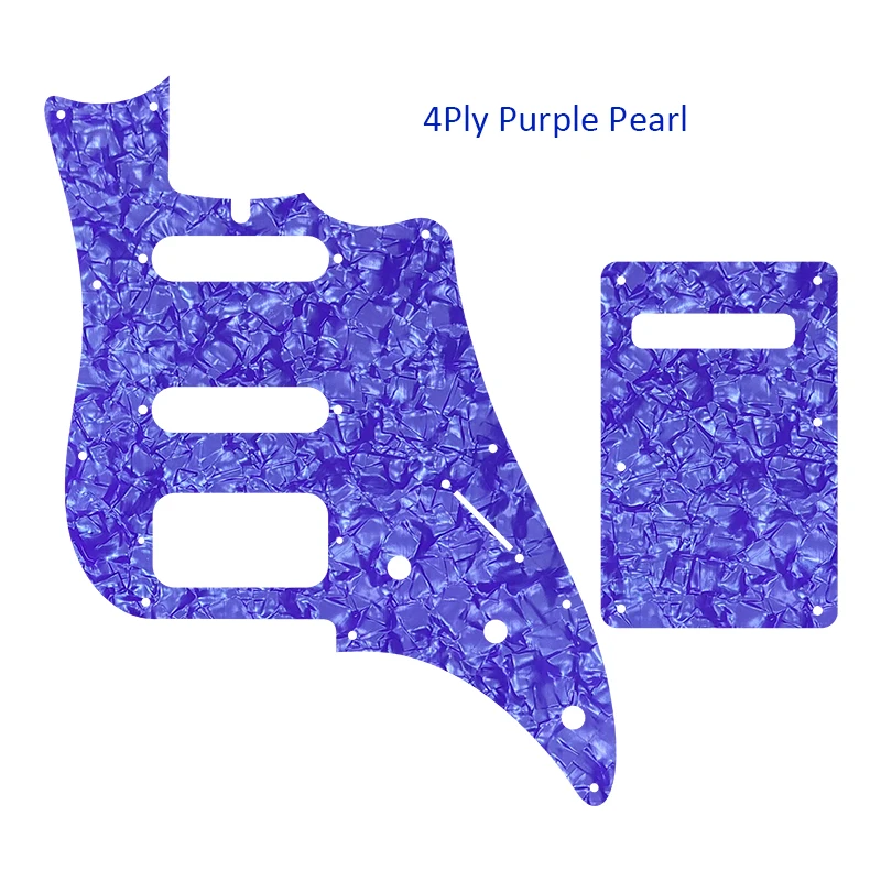 Pleroo Custom Guirar Parts - For US A Set 6 String James Tyler Guitar Pickguard And Back Plate,Multicolor Options
