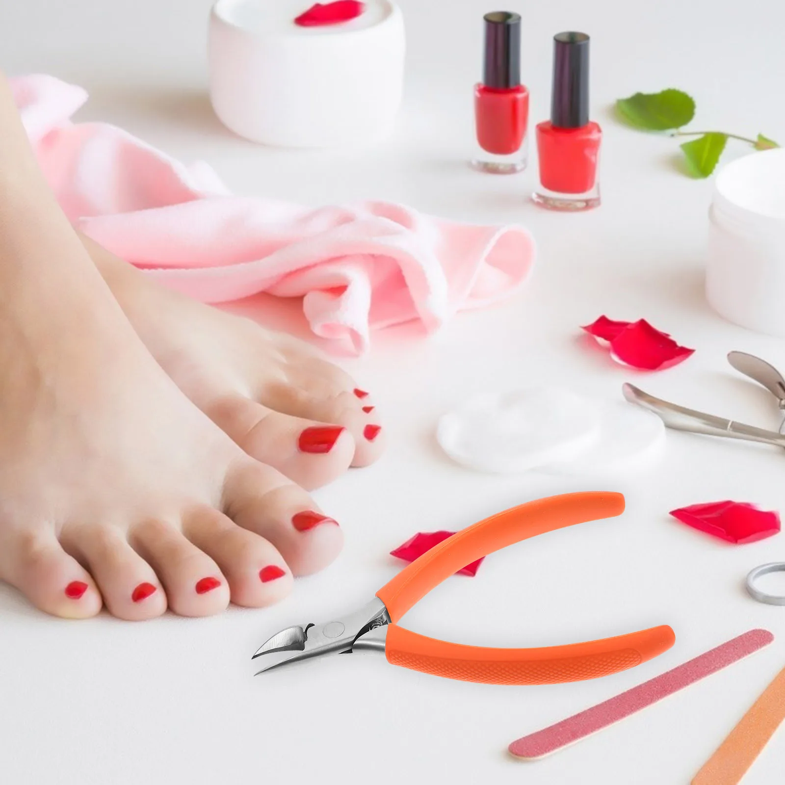 Stainless Steel Nail Clipper Toenail Tool Pedicure Scissor Portable Dead Skin Remover Groove Trimmer Manicure Set Foot Care