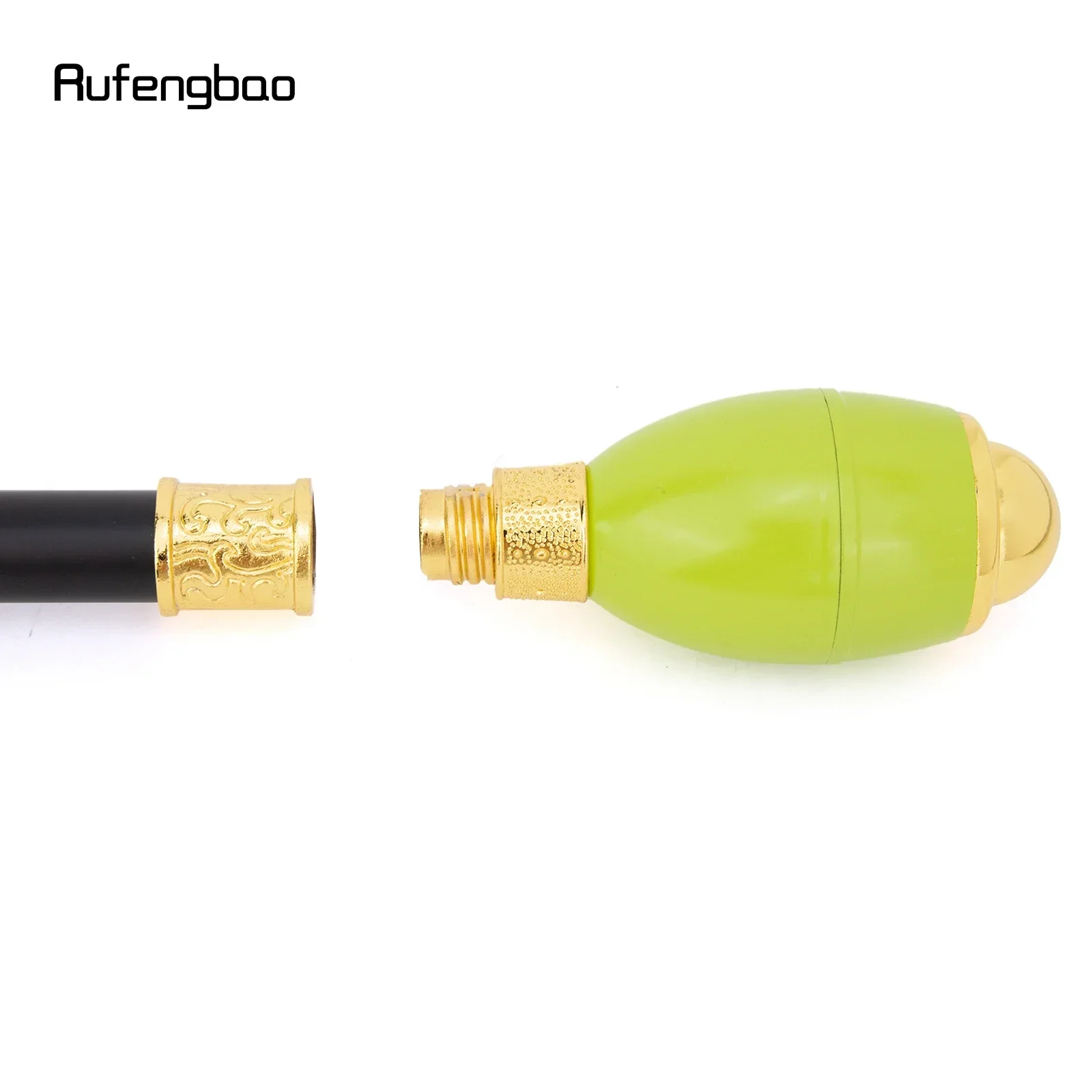 Grüne Kugel Silber Gehstock Mode Dekorativer Gehstock Gentleman Elegant Cosplay Cane Crosier 90cm