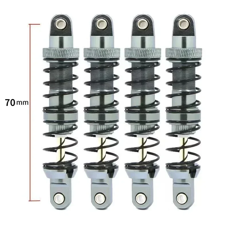 Metallo 70mm 80mm 90mm 100mm 110mm 120mm Ammortizzatore Olio Ammortizzatore per 1/10 RC Crawler Auto Axial SCX10 90046 AXI03007 TRX4 TRX6