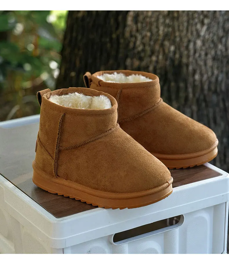 2026 Neue Kinder-Winterstiefel aus Rindsleder, warme Stiefel für Jungen und Mädchen, hochwertige Lederstiefel – Detail 9