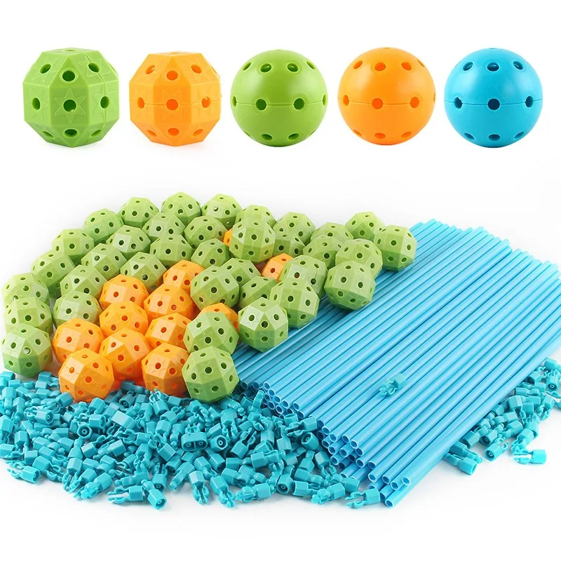 Kinderen DIY Bouwkasteel Kralen Tent Speelgoed Grote Bouwstenen Spelhuis Binnen en Buiten Speelgoed voor Kinderen Verjaardagscadeau