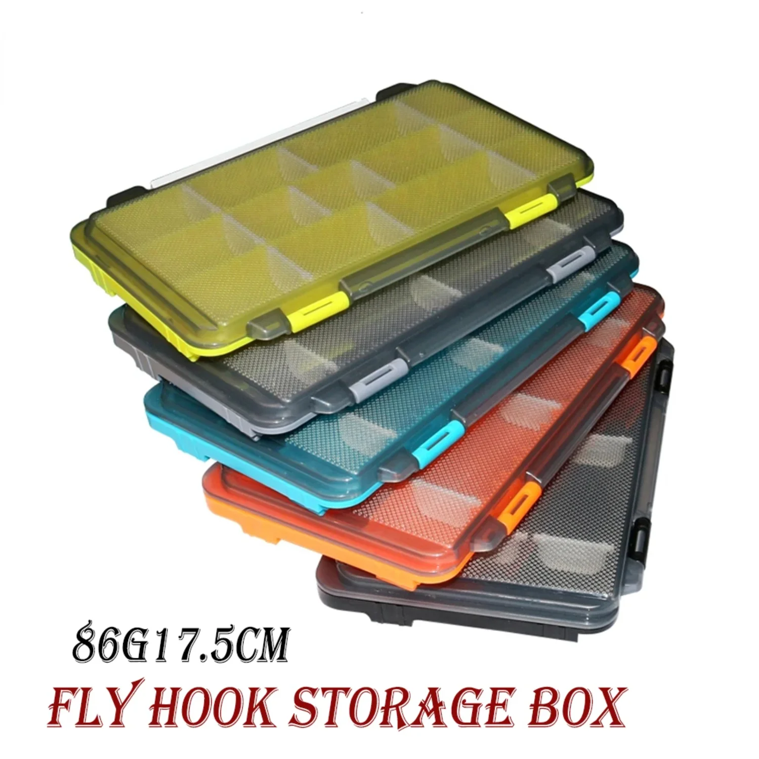 Portable Multifunctional Fishing Tackle Boxes Insert Tool  Box Fishing Accessories High Strength Pesca 17.5 cm