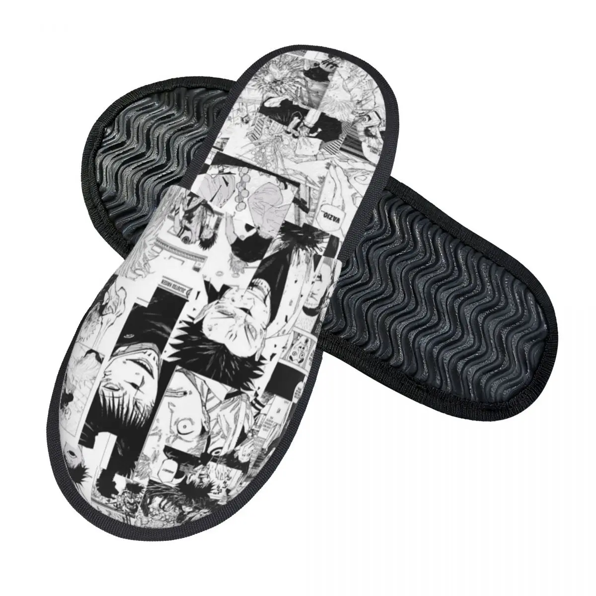 Jujutsus Kaisens Bedroom Slippers with Memory Foam Slipper Gift for Unisex House Shoes with Anti-Skid Sole