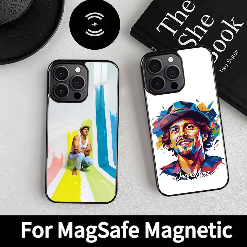 

singer J-Jason Mraz Phone Case For iPhone 17,16,15,14,13,12,Plus,Pro,Max For Magsafe Magnetic Wireless Charge