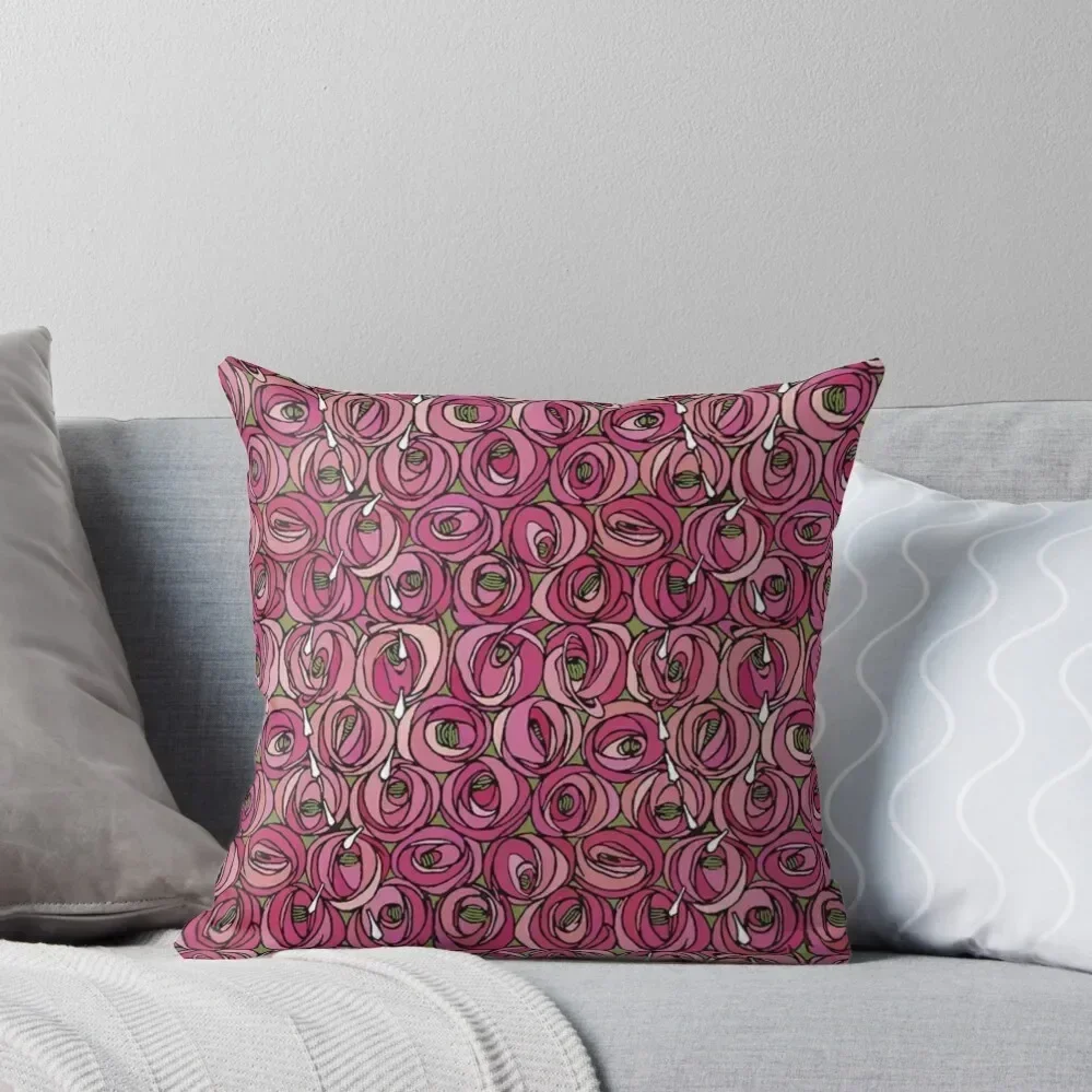 

Charles Rennie Mackintosh design,pink Throw Pillow Custom Cushion Throw Pillow Christmas Pillowcase Sofa Cushions pillow